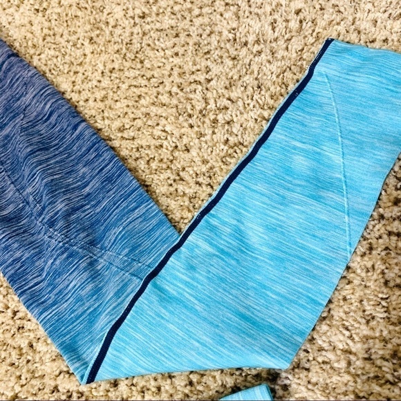 ELECTRIC YOGA•blue faded ombré leggings woman L - Picture 5 of 7